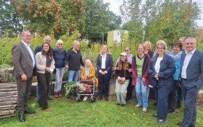 Bundesbauministerin Verena Hubertz zu Besuch in Rahlstedt-Ost